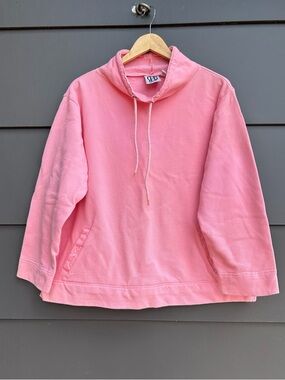 Vintage R&R Sport Women's Pink Cowl Neck Cotton Sweater - Relaxed fit - size 18